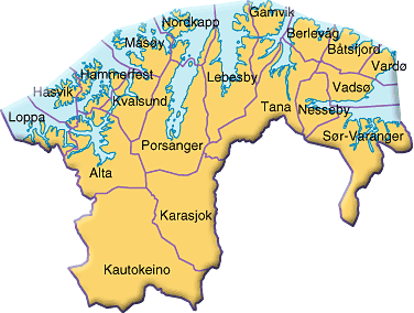 Kart over Akershus